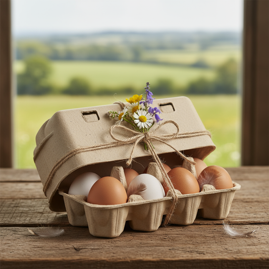 Oeufs frais de poules de Race